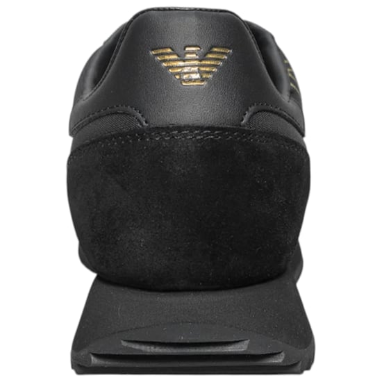 EA7 Emporio Armani Zapatillas de hombre con estampado de logotipo, cómodas, estilo clásico, con cordones - Image 4