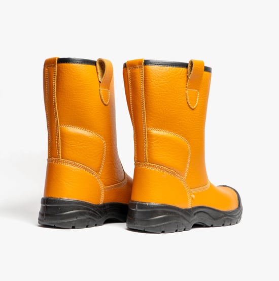 Grafters Raven Leather Safety Boots Mens - Image 3