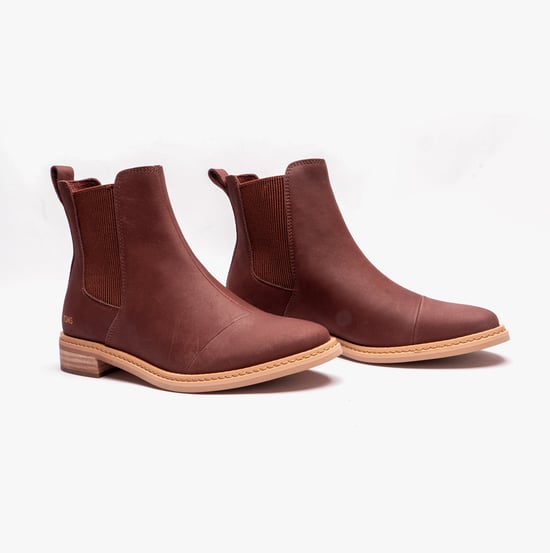 Toms Charlie Leather Womens Boots - Image 5