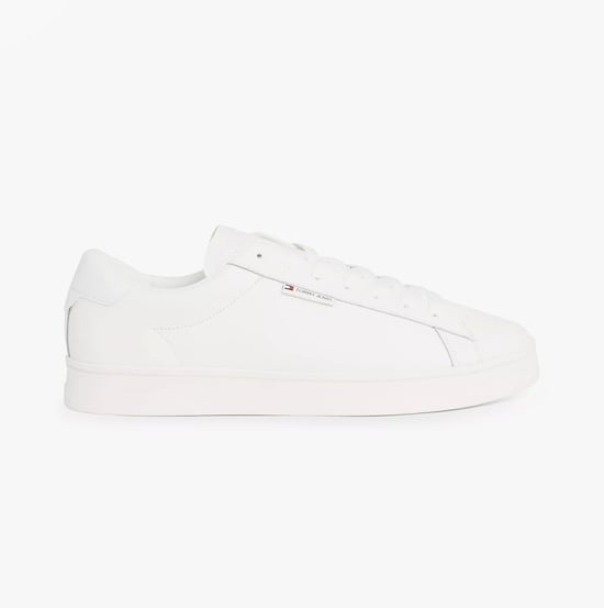 Zapatillas bajas de cuero TJM para hombre Ecru - Image 1