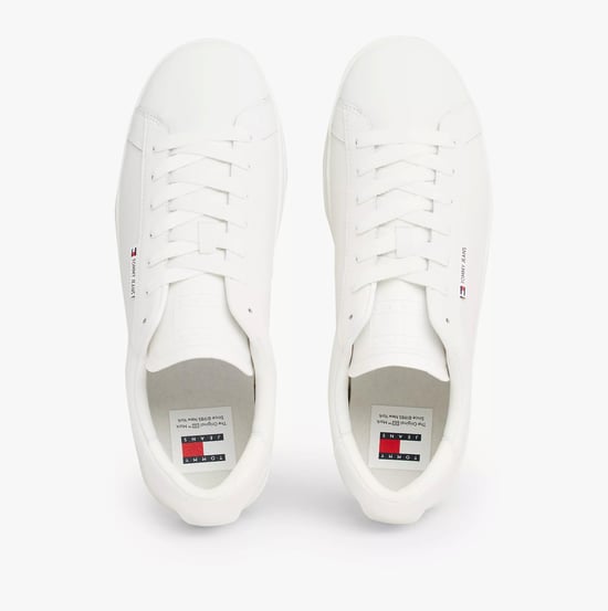 Zapatillas bajas de cuero TJM para hombre Ecru - Image 3