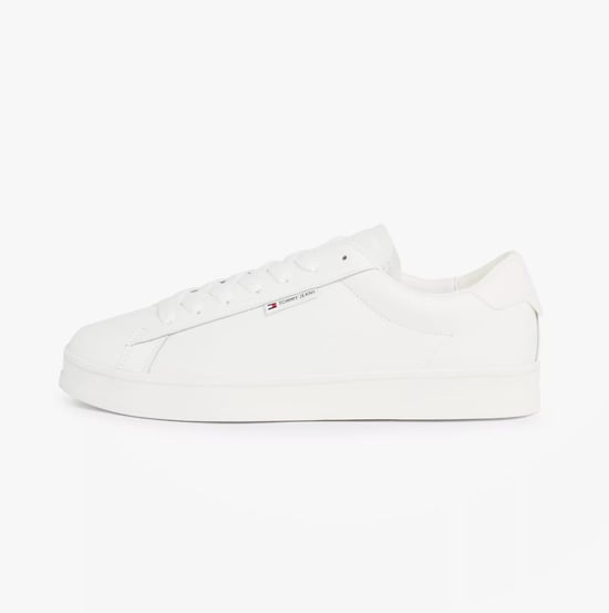 Zapatillas bajas de cuero TJM para hombre Ecru - Image 5