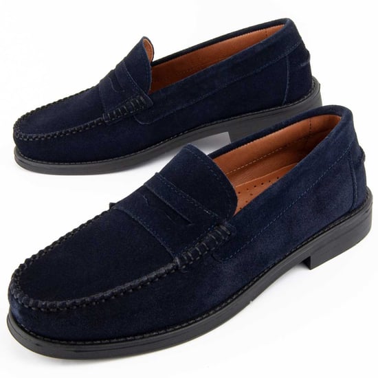 Purapiel Mocasín Moretto4 Azul - Image 6