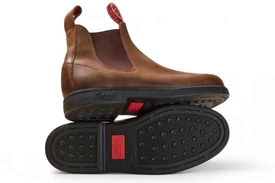 Botines Chelsea de piel marrón rústica Rossi 607 Booma - Image 4