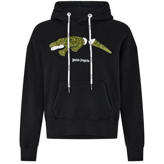 Palm Angels Croc Design sudadera con capucha negra - Image 1