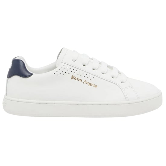 Palm Angels Palm 1 Zapatilla blanca con tacón azul marino - Image 1