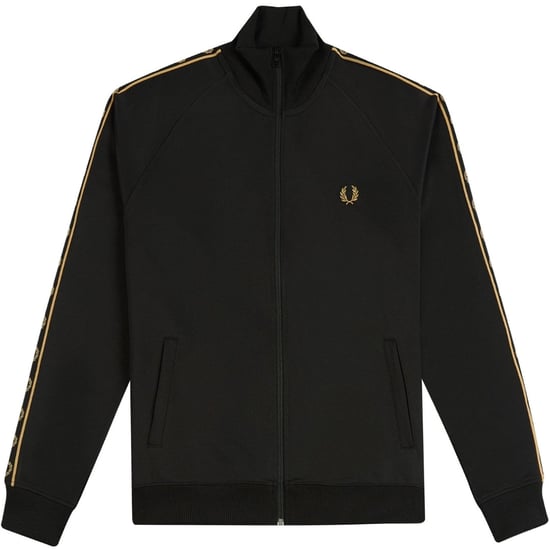Chaqueta de chándal negra con cintas de temporada para niños de Fred Perry - Image 1