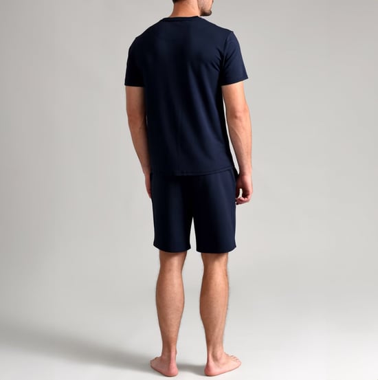 Ted Baker Pantalones Cortos de Pijama para Hombre con Bolsillos - Azul Marino - Image 4