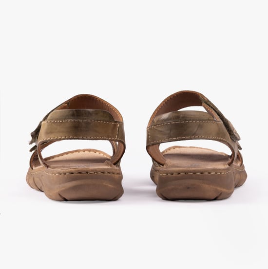 BRENDA 08 Sandalias para Mujeres Color Caqui - Image 3