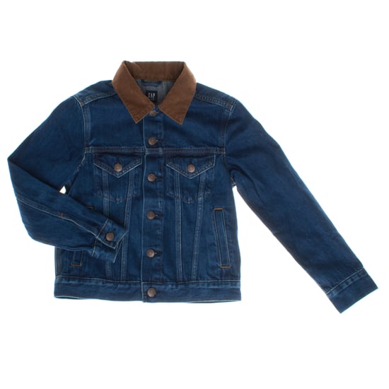 Chaqueta de denim con cuello de pana 430094 niño - Image 1