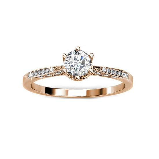 Anillo del destino en oro rosa y cristal - Image 4