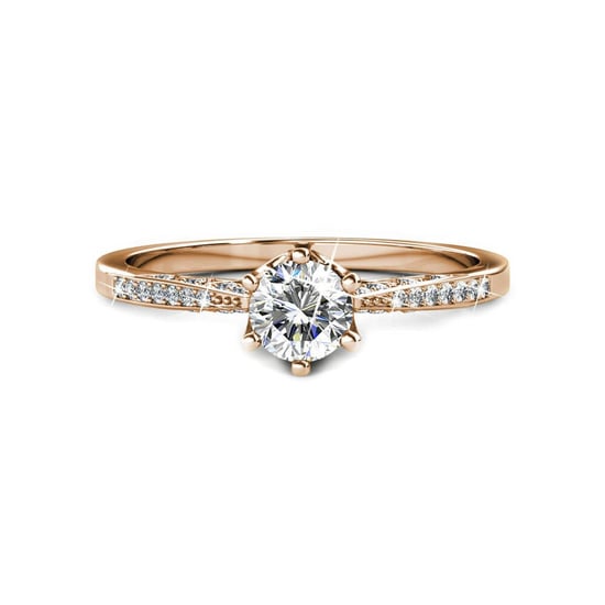 Anillo del destino en oro rosa y cristal - Image 5