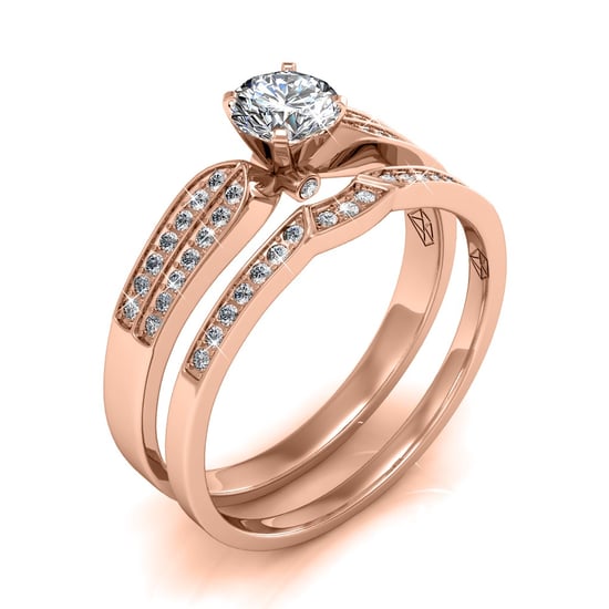 Anillo Emperatriz - Oro rosa y cristal - Image 4