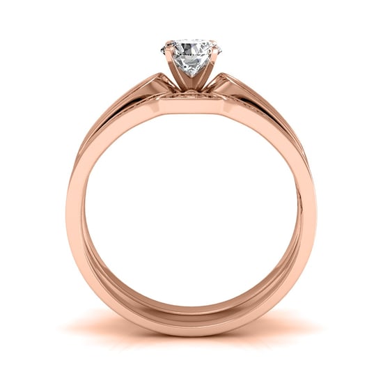Anillo Emperatriz - Oro rosa y cristal - Image 5