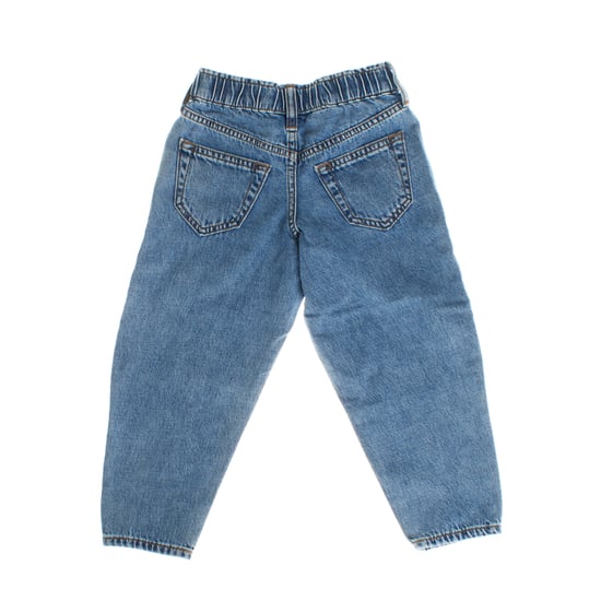Jeans de tiro alto tipo barril 725740 para niñas - Image 4