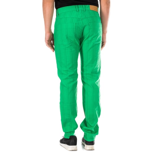 Pantalones rectos largos de corte bajo BGH0182 para hombre - Image 3