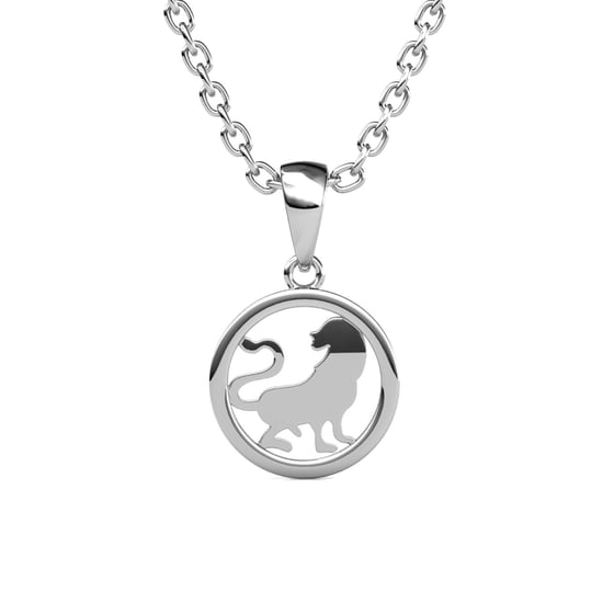Colgantes del zodiaco Leo - Plata y cristal - Image 4
