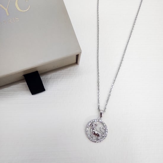 Colgantes del zodiaco Leo - Plata y cristal - Image 6