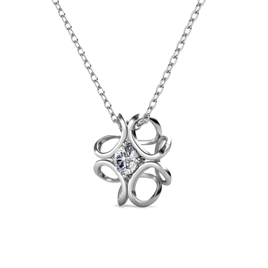 Colgantes de narcisos - Plata y cristal - Image 2
