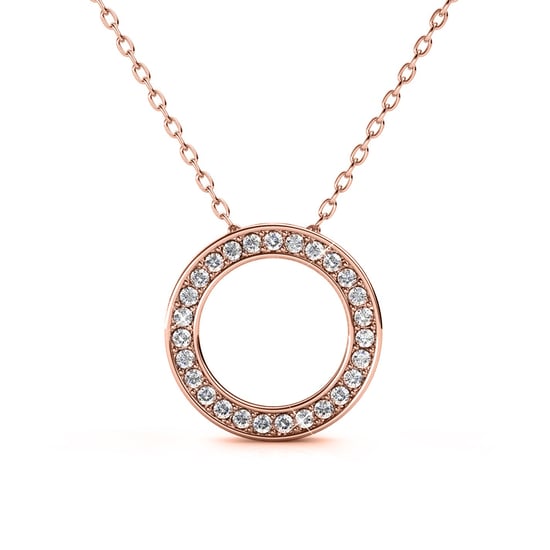 Colgantes Ophir - Oro rosa y cristal - Image 1