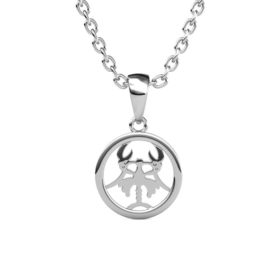 Colgantes del signo del zodiaco Cáncer: plata y cristal - Image 4