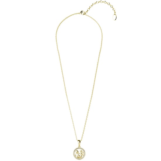 Colgantes del zodiaco Acuario - Oro y cristal - Image 4