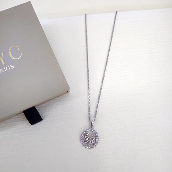 Colgantes del zodiaco Géminis - Plata y cristal - Image 6