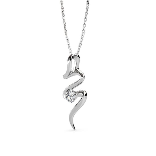 Colgantes en espiral - Plata y cristal - Image 3
