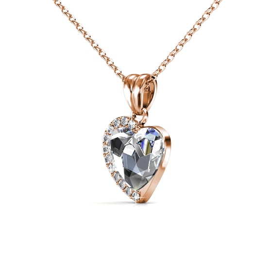 Colgantes de amor apasionado - Oro rosa y cristal - Image 2