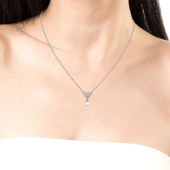 Colgantes de perlas Ingride - Plata y cristal - Image 5