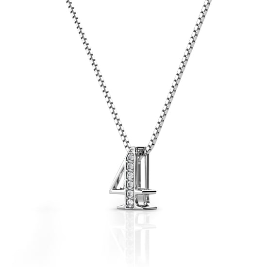 Colgantes Número 4 - Plata y Cristal - Image 3