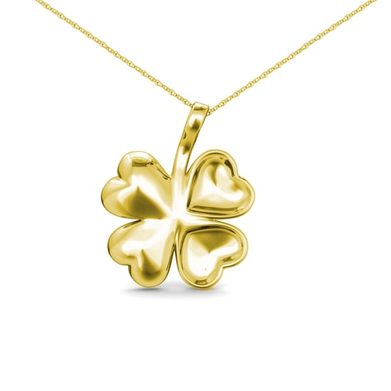 Colgantes de cuatro hojas - Oro y cristal - Image 2