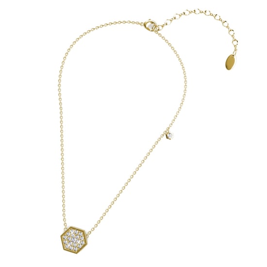 Colgantes hexagonales - Oro y cristal - Image 4