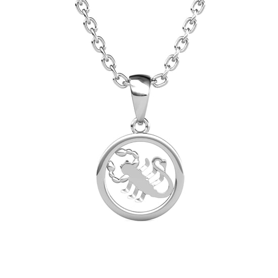 Colgantes del zodiaco Escorpio - Plata y cristal - Image 4