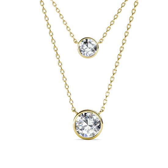 Colgantes Julieta - Oro y Cristal - Image 1