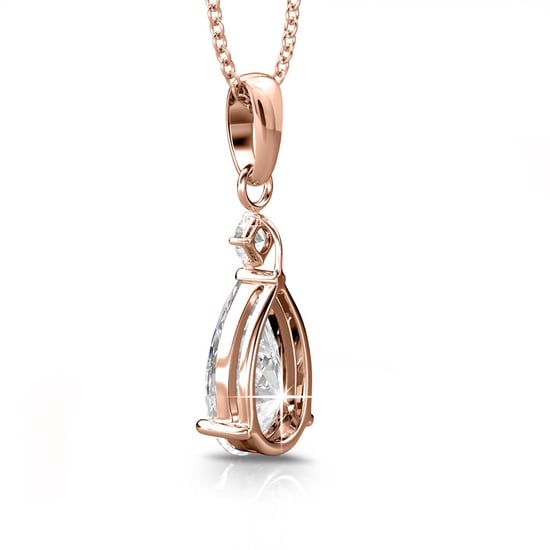 Colgantes de princesa - Oro rosa y cristal - Image 4