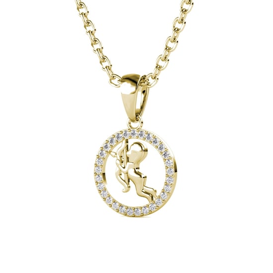 Colgantes del zodiaco Sagitario - Oro y cristal - Image 2