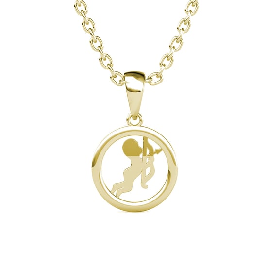 Colgantes del zodiaco Sagitario - Oro y cristal - Image 3