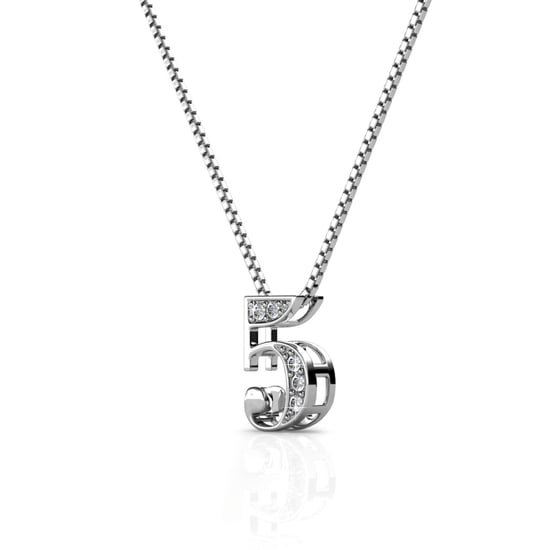 Colgantes Número 5 - Plata y Cristal - Image 3