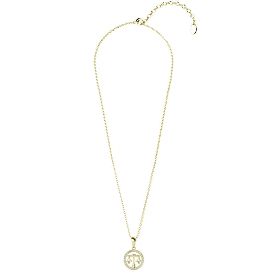 Colgantes del zodiaco Libra: oro y cristal - Image 4