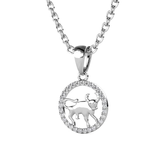 Colgantes del zodiaco Tauro - Plata y cristal - Image 3