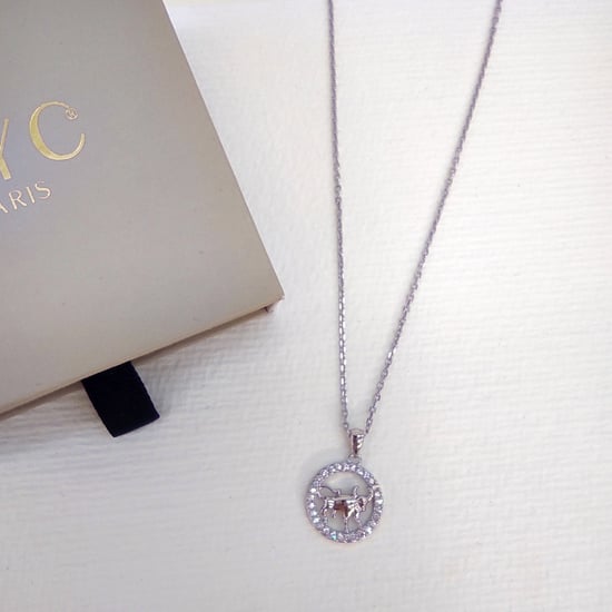 Colgantes del zodiaco Tauro - Plata y cristal - Image 6