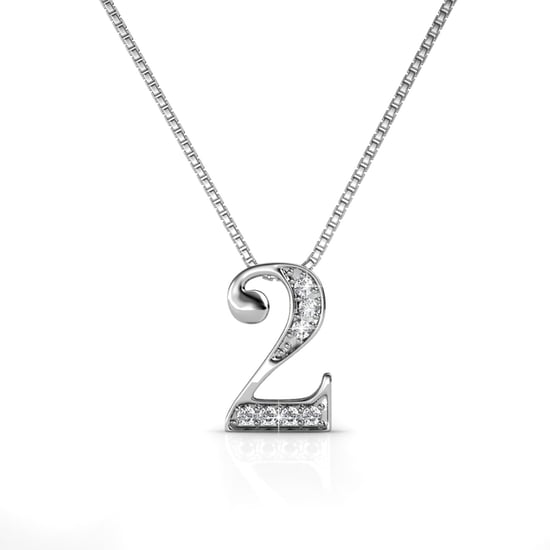 Colgantes Número 2 - Plata y Cristal - Image 1