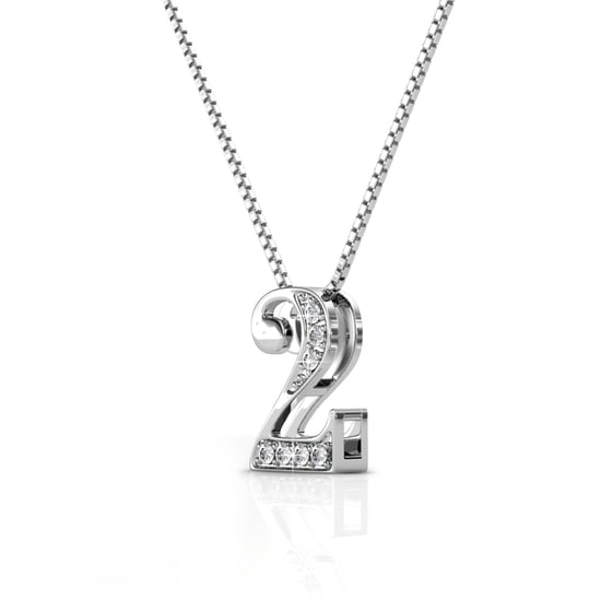 Colgantes Número 2 - Plata y Cristal - Image 3