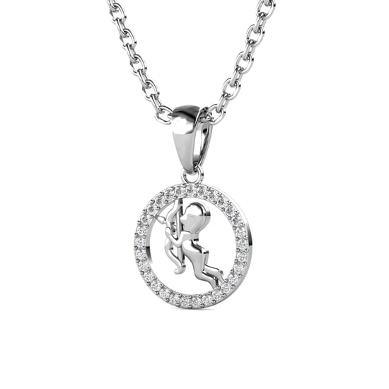 Colgantes del zodiaco Sagitario - Plata y cristal - Image 3