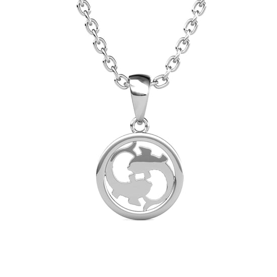 Colgantes del zodiaco Piscis - Plata y cristal - Image 4