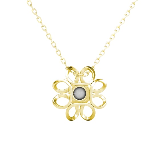 Colgantes de narcisos - Oro y cristal - Image 4