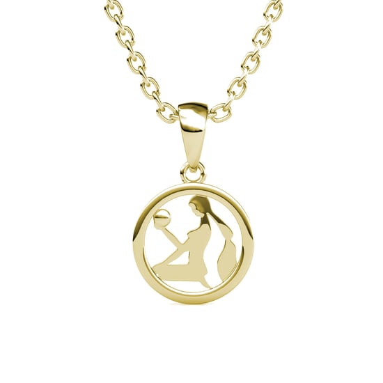 Colgantes del zodiaco Virgo - Oro y cristal - Image 3