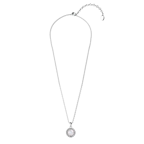 Colgantes de perlas circulares - Plata y cristal - Image 3