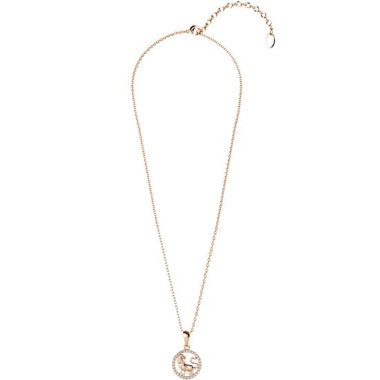 Colgantes del zodiaco Leo: oro rosa y cristal - Image 5